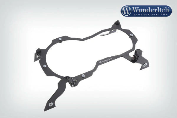 BMW GS PROTECTION - HEADLIGHT GUARD FOLDABLE (LEXAN CLEAR) - WUNDERLICH