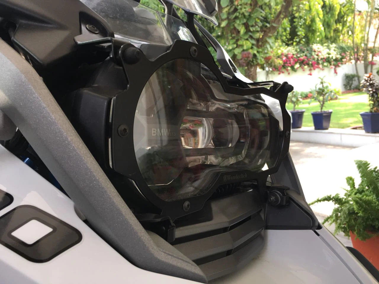 BMW GS PROTECTION - HEADLIGHT GUARD FOLDABLE (LEXAN CLEAR) - WUNDERLICH
