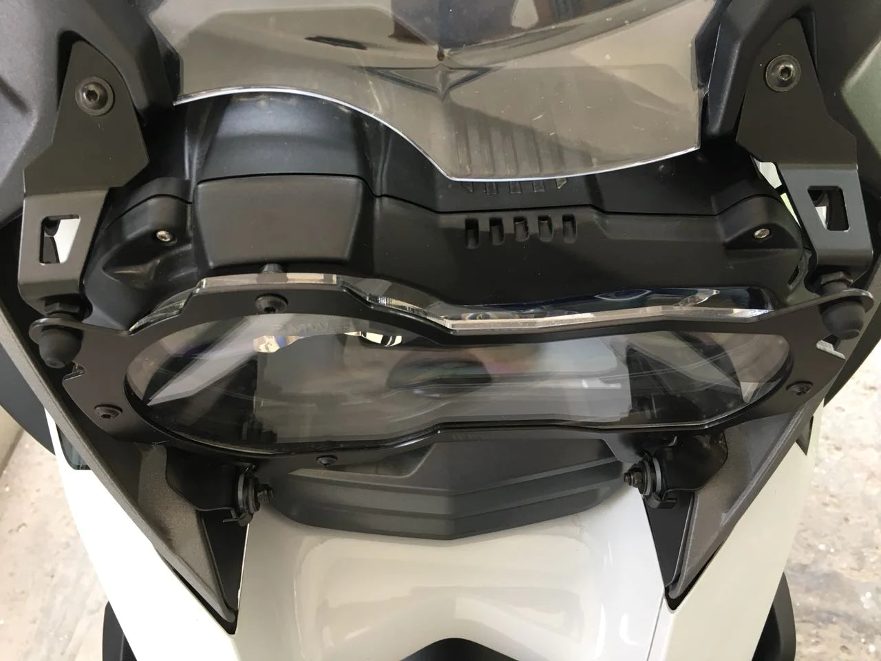 BMW GS PROTECTION - HEADLIGHT GUARD FOLDABLE (LEXAN CLEAR) - WUNDERLICH