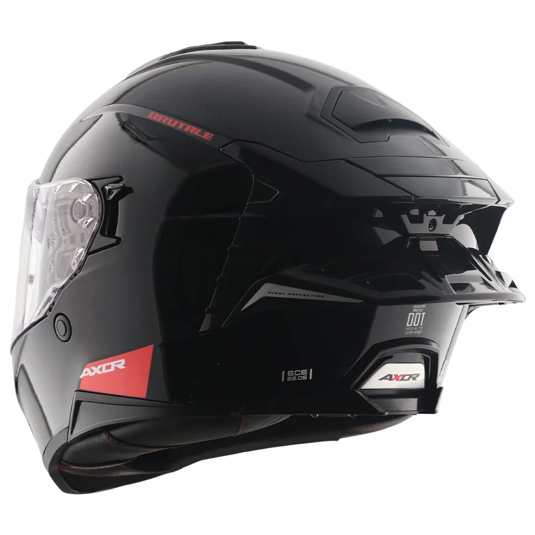 Brutale Solid Colors Dual Spoiler Helmet