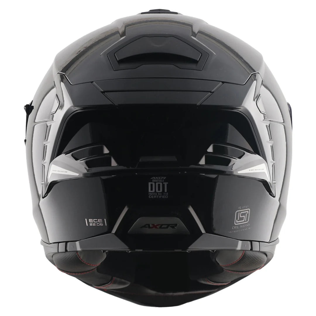 Brutale Solid Colors Dual Spoiler Helmet