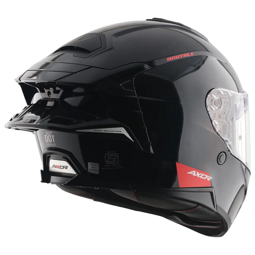 Brutale Solid Colors Dual Spoiler Helmet