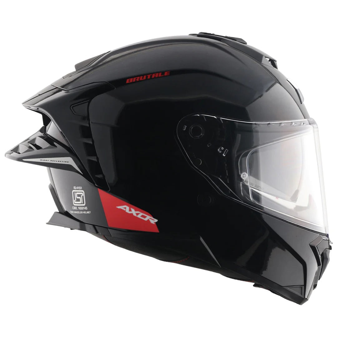 Brutale Solid Colors Dual Spoiler Helmet