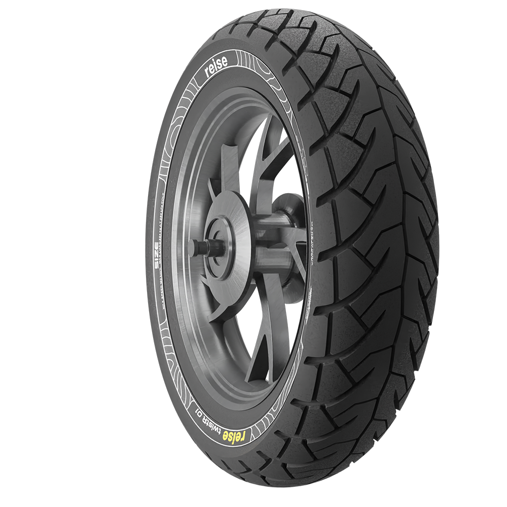 Reise Moto twistR 90/100-10 53J Front/Rear Tubeless Tyre