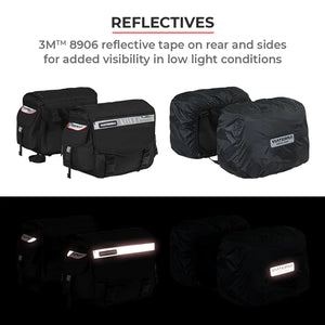 VIATERRA LEH - 100% WATERPROOF MOTORCYCLE SADDLEBAGS