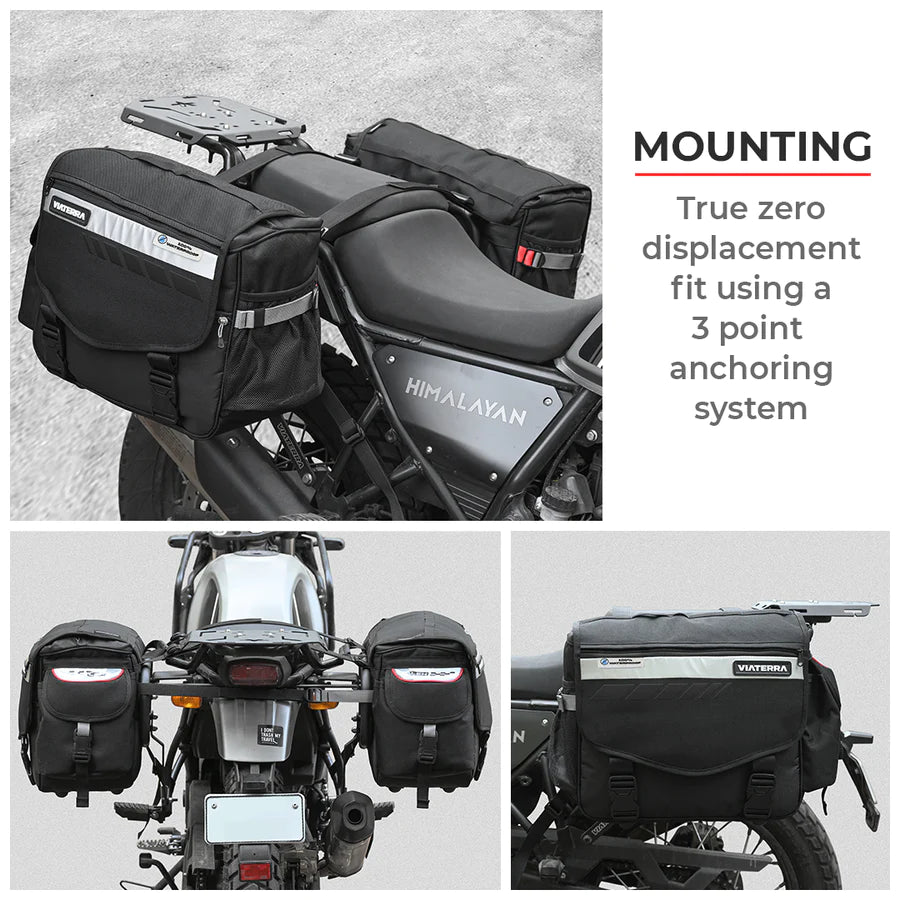 VIATERRA LEH - 100% WATERPROOF MOTORCYCLE SADDLEBAGS