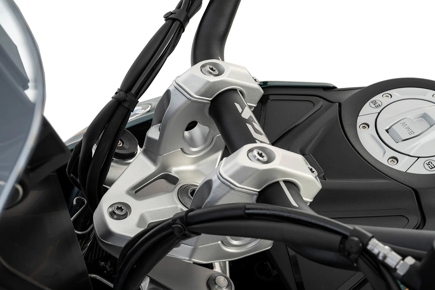 BMW R 1300 GS Ergonomics - ERGO+ Risers 38mm & 27mm Offset - Wunderlich