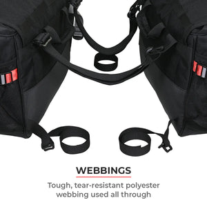 VIATERRA LEH - 100% WATERPROOF MOTORCYCLE SADDLEBAGS