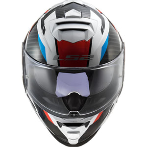 LS2 FF800 STORM II Racer Blue Red Gloss Helmet