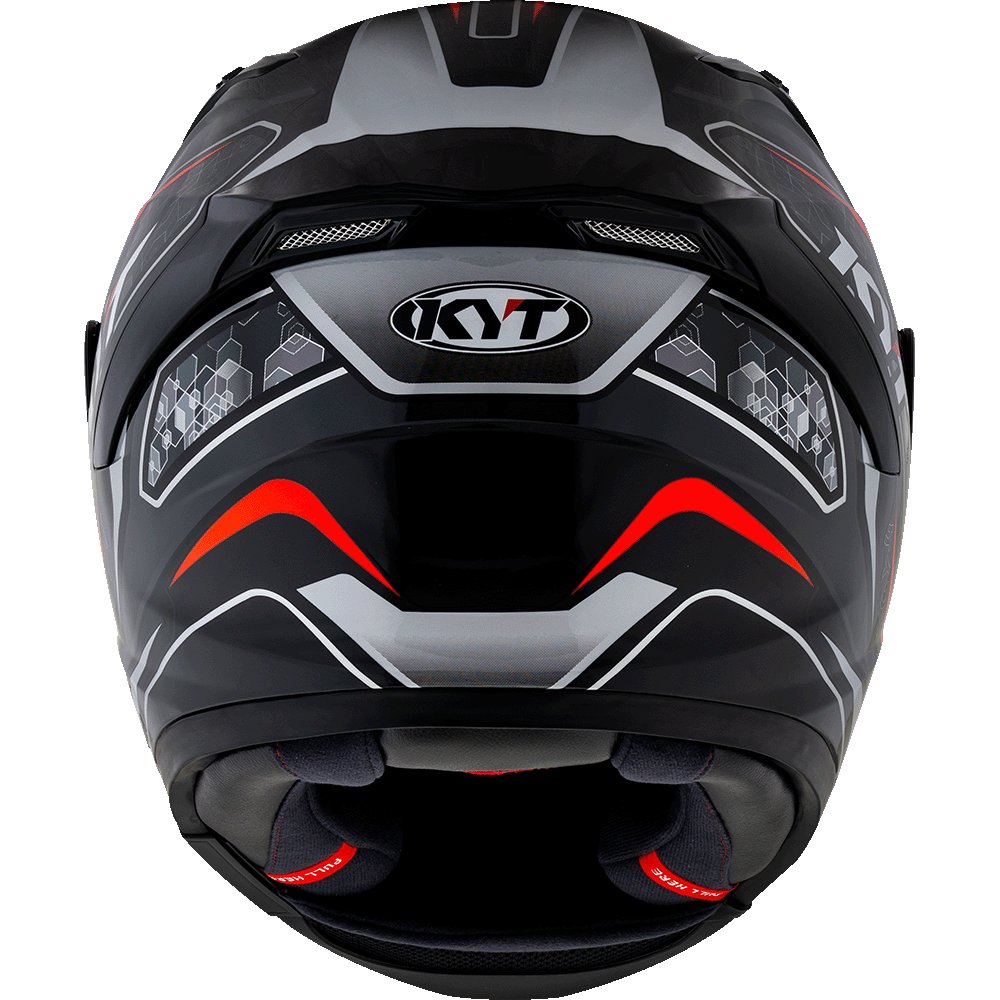 KYT Striker #01 Black Red Helmet