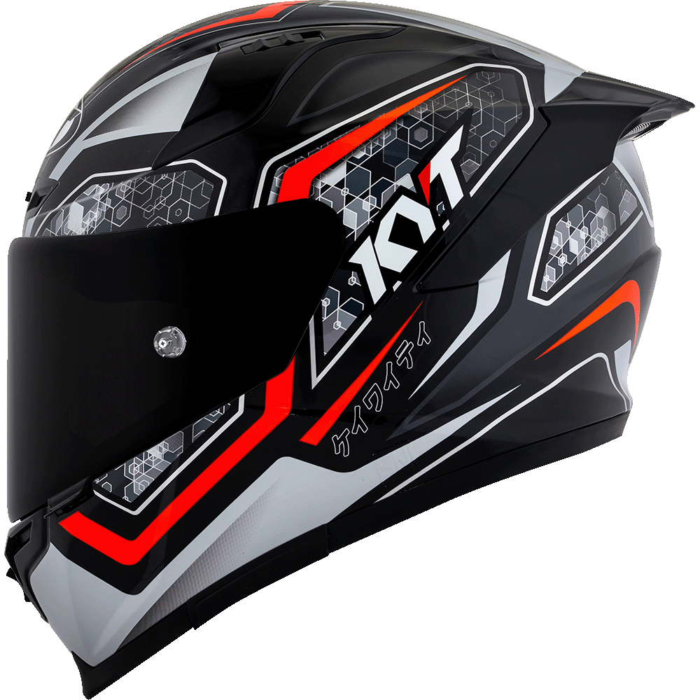 KYT Striker #01 Black Red Helmet