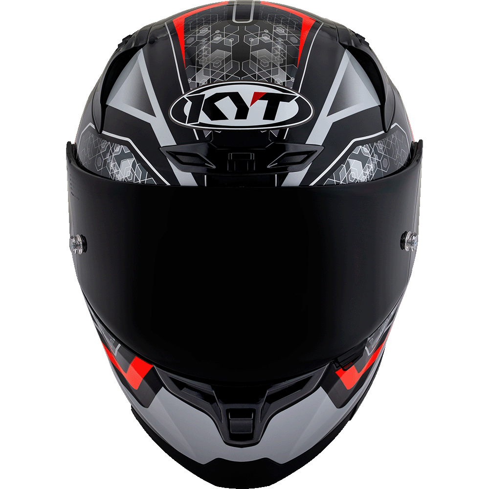KYT Striker #01 Black Red Helmet