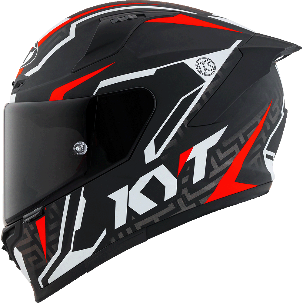 KYT Striker #02 Matt Black Red Helmet