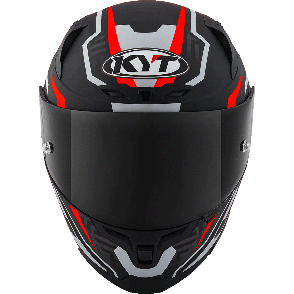 KYT Striker #02 Matt Black Red Helmet