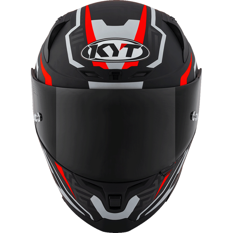 KYT Striker #02 Matt Black Red Helmet