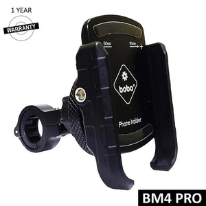 BOBO BM4 PRO Jaw-Grip Bike Phone Holder with Vibration Controller Mobile Mount