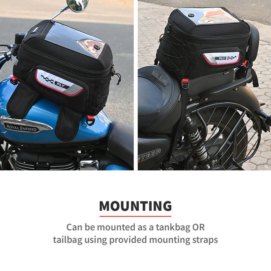 VIATERRA FLY MAGNETIC - MOTORCYCLE TANK BAG (MAGNET BASED)