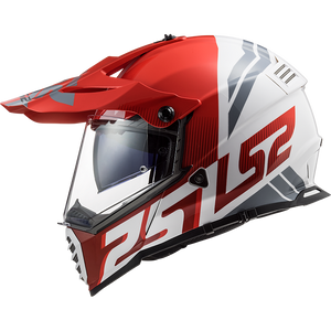 LS2 MX436 PIONEER EVO EVOLVE RED WHITE