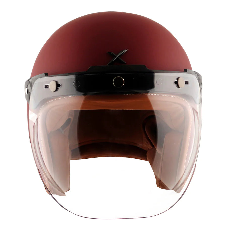 AXOR RETRO JET HELMET DULL RED