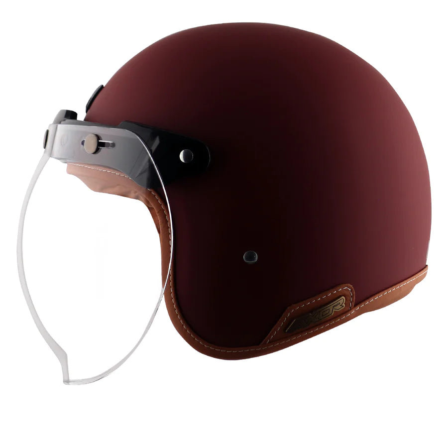 AXOR RETRO JET HELMET DULL RED