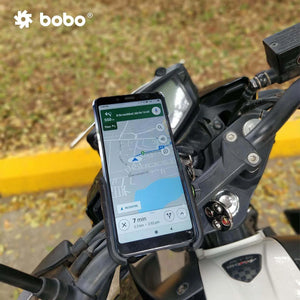 BOBO BM4 PRO Jaw-Grip Bike Phone Holder with Vibration Controller Mobile Mount