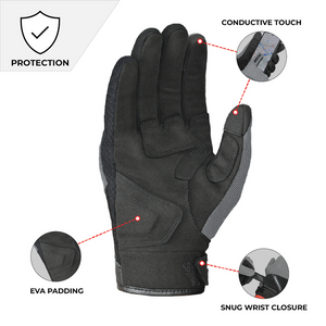 VIATERRA FENDER – DAILY USE MOTORCYCLE GLOVES FOR MEN