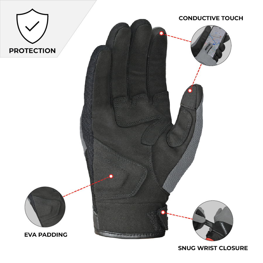 VIATERRA FENDER – DAILY USE MOTORCYCLE GLOVES FOR MEN