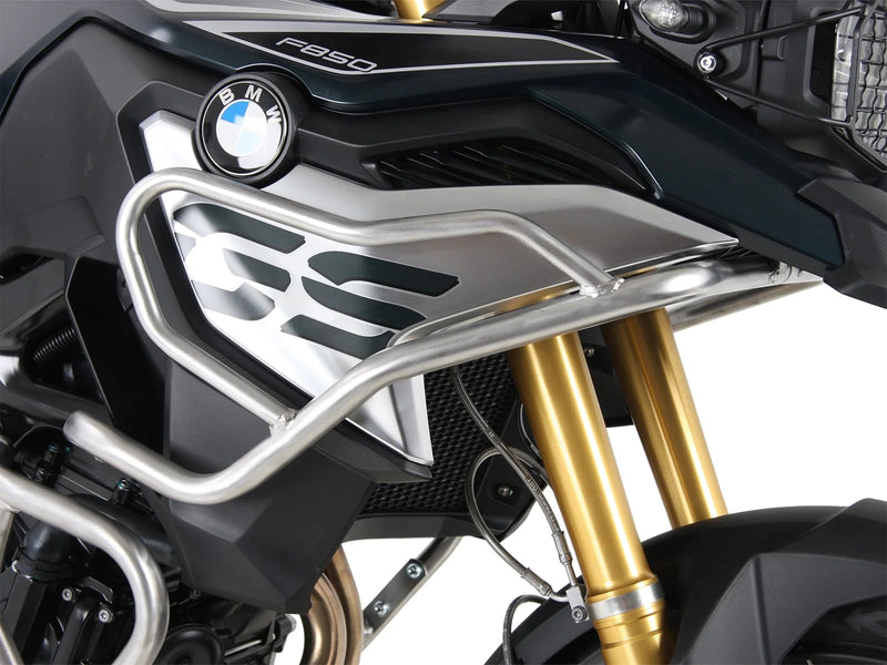 BMW F SERIES GS PROTECTION - TANK GUARD -STAINLESS STEEL - HEPCO BECKER