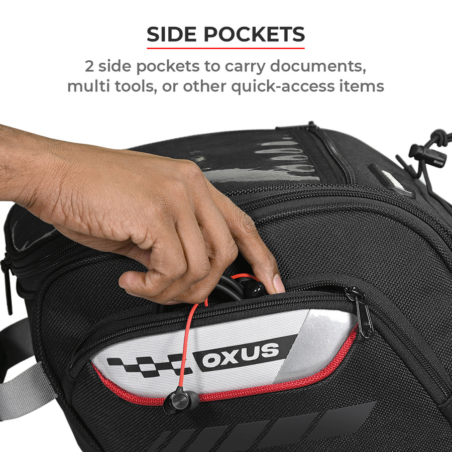 VIATERRA OXUS UNIVERSAL MOTORCYCLE TANK BAG (STRAP BASED)