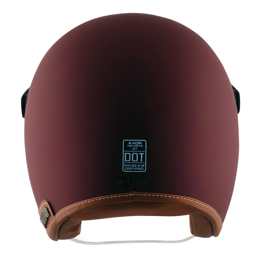 AXOR RETRO JET HELMET DULL RED