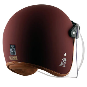 AXOR RETRO JET HELMET DULL RED