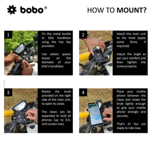 BOBO BM4 Jaw-Grip Mobile Mount