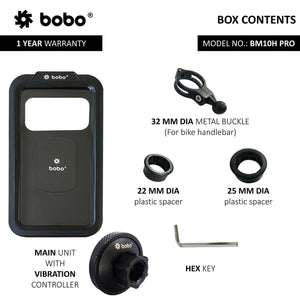 BOBO BM10H PRO Fully Waterproof Bike Vibration Controller Motorcycle Mobile Mount