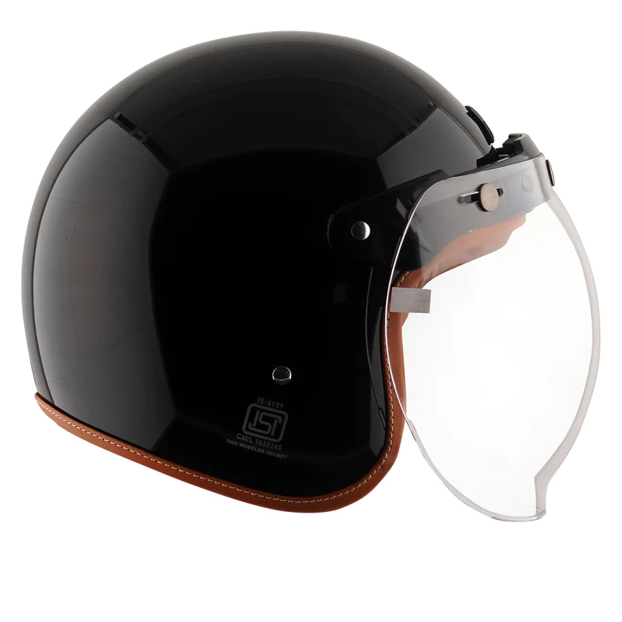 AXOR RETRO JET HELMET BLACK