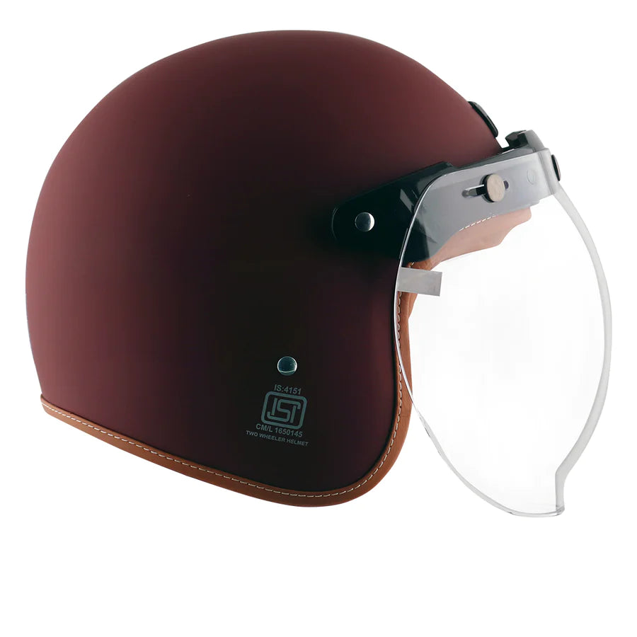 AXOR RETRO JET HELMET DULL RED