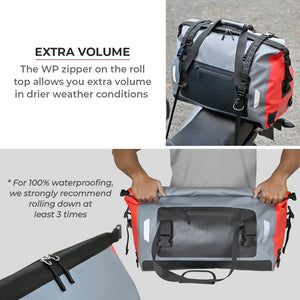 VIATERRA DRYBAG 40L - 100% WATERPROOF MOTORCYCLE TAILBAG (UNIVERSAL)