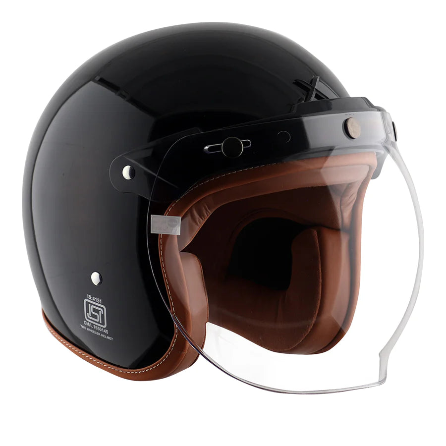 AXOR RETRO JET HELMET BLACK