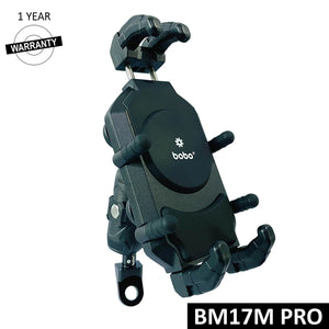 BOBO BM17H (or BM17M) PRO Handlebar (or Mirror) Anti-Vibration Bike / Cycle Phone Holder Motorcycle Mobile Mount