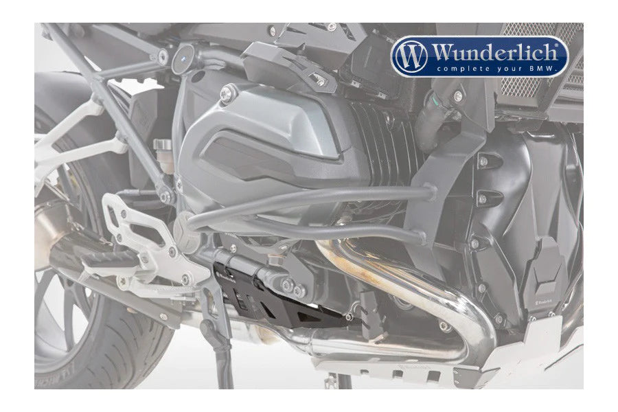 BMW R SERIES PROTECTION - EXHAUST COVER (NEAR BRAKE LEVER) - WUNDERLICH