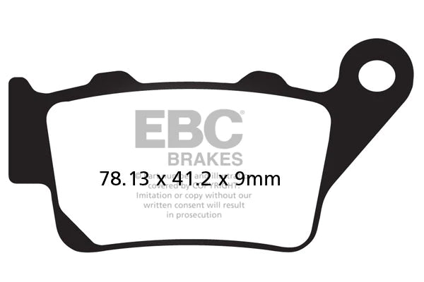 EBC BRAKES - FA213HH FULLY SINTERED - EBC (REAR)