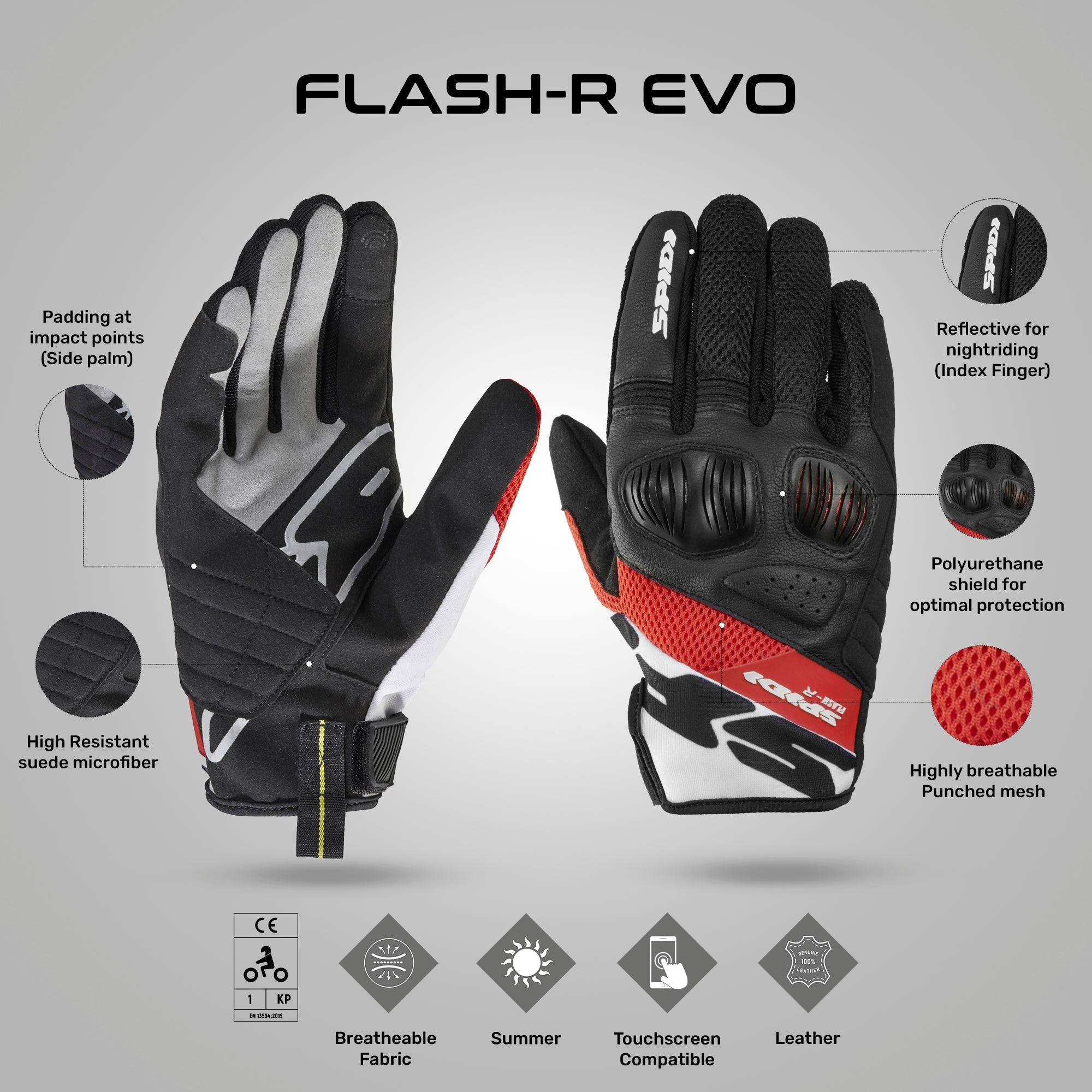 SPIDI - Flash R Evo Gloves