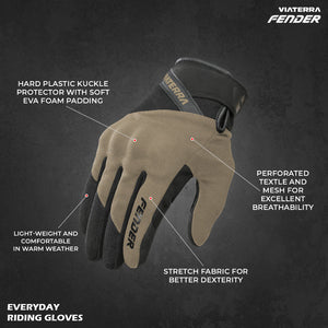 VIATERRA FENDER – DAILY USE MOTORCYCLE GLOVES FOR MEN