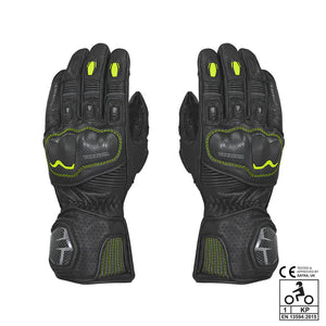 VIATERRA GRID – FULL GAUNTLET MOTORCYCLE RIDING GLOVES