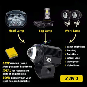 HJG Mini Drive Fog Light with Universal Fit