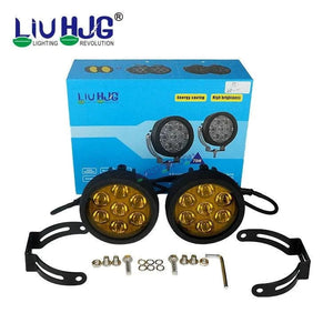 HJG New 7 LED 140W Foglight with Yellow Cover 140W 7 LED