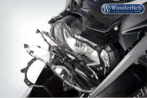 BMW GS PROTECTION - HEADLIGHT GUARD FOLDABLE (LEXAN CLEAR) - WUNDERLICH