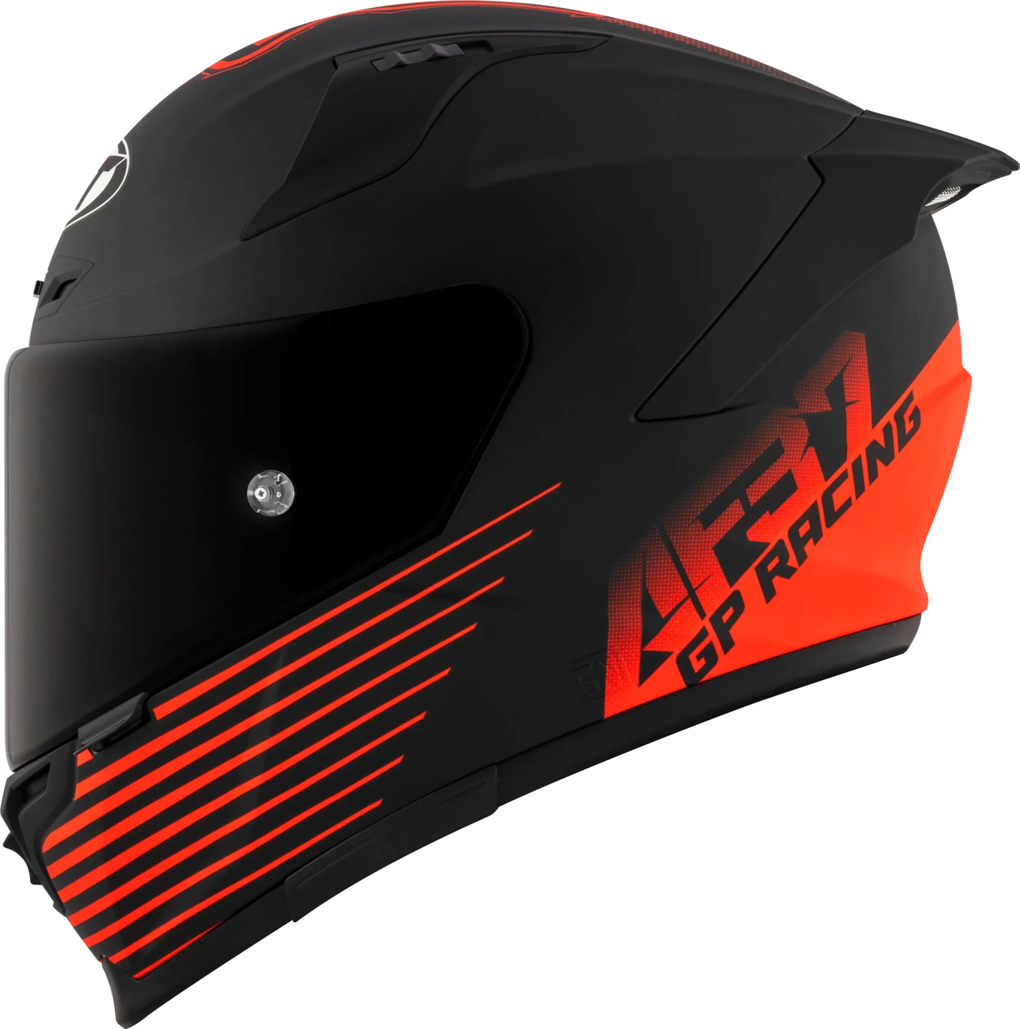 KYT Striker SV AF37 REP Livery Matt Black Red Helmet