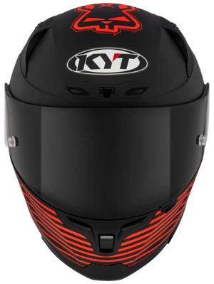 KYT Striker SV AF37 REP Livery Matt Black Red Helmet