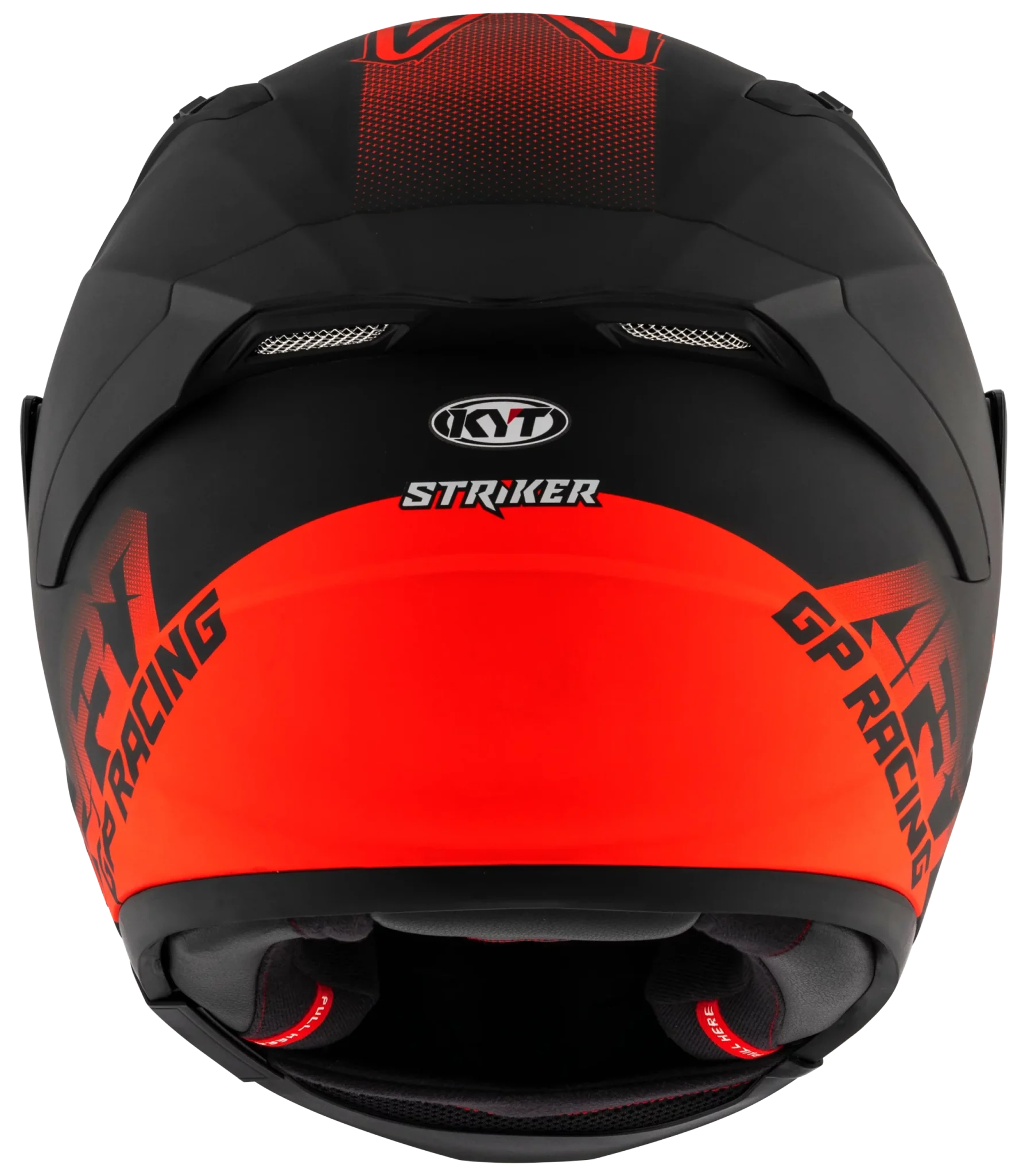 KYT Striker SV AF37 REP Livery Matt Black Red Helmet