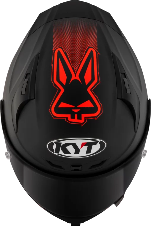 KYT Striker SV AF37 REP Livery Matt Black Red Helmet